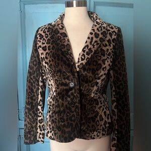 INC Animal Print Petite Blazer